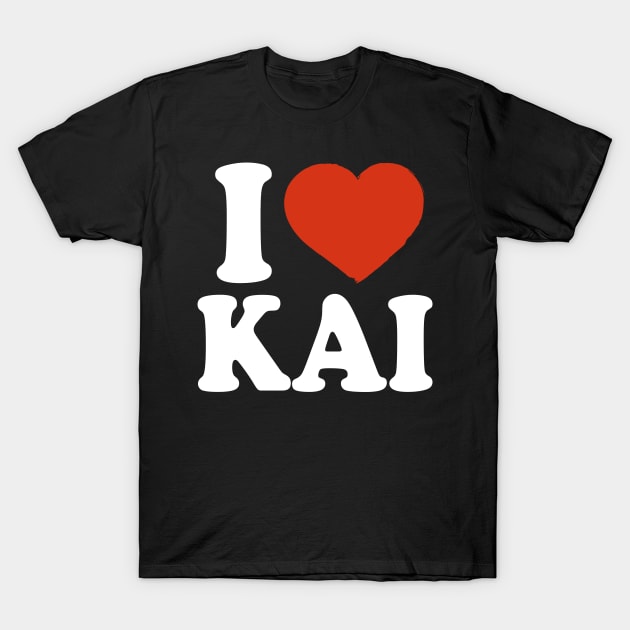 I Love Kai T-Shirt by Saulene